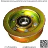 GY22172 GY20067 Плоский натяжной шкив для деки подходит для John Deere D140 D150 D155 D160