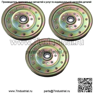 3 натяжных ролика подходят для Exmark, подходят для Toro 126-7685 1-633109 116-4667, подходят для Husqvarna