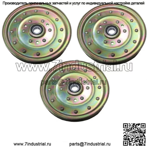 3 натяжных ролика подходят для Exmark, подходят для Toro 126-7685 1-633109 116-4667, подходят для Husqvarna