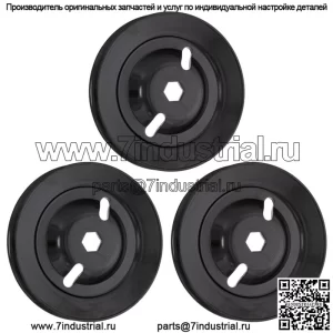 Шкив шпинделя для John Deere L120 L130 LA130 LA140 Z245 M155979, 3 шт.