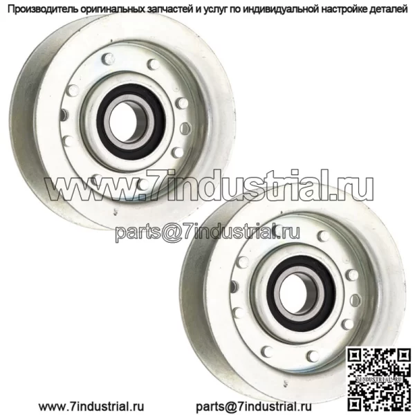 Комплект плоских натяжных шкивов для John Deere L100 L120 L130 L110 L118 L111 D140, 2 шт.