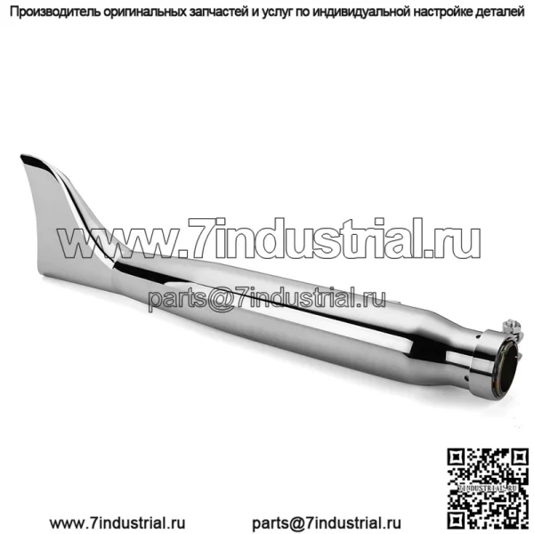 Мотоцикл Harley модифицированная выхлопная труба ретро выхлопная труба прямой выхлоп ?рыбий хвост? прямые продажи с завода - Image 5