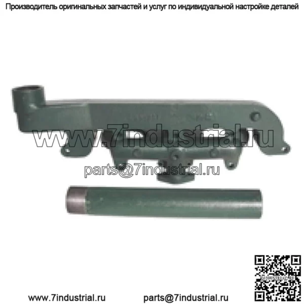 Выпускной коллектор AT13134 подходит для трактора John Deere 1010, газ AT21369 T19981