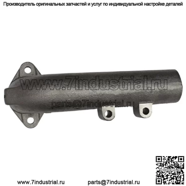 Колено выпускного коллектора VT286, состоящее из 2 частей V VA VAC VAH, подходит для тракторов Case