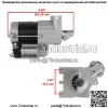 Новинка для Honda Gx610 Gx620 Gx670 стартер 18 л.с. 20 л.с. 24 л.с. - Image 2