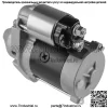 Стартер для трактора Kubota T1700H T1700HX GH540V 17HP, газ 1992-1995 гг. 12499-63010 - Image 4