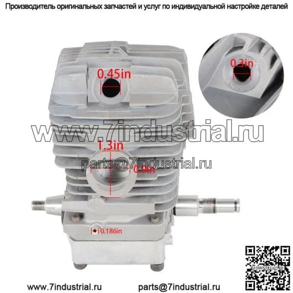 MS390 49 мм Цилиндрический поршневой двигатель коленчатого вала для STIHL MS290 MS310 029 039 - Image 4