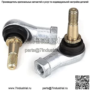 Комплект наконечников рулевой тяги с шаровым шарниром для электрического и бензинового гольф-кара EZGO TXT 2001-up, OEM# 70902-G01 70902-G02, набор из 2 штук (со стороны водителя и пассажира)