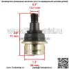 2 передних кулака нижний верхний шаровой шарнир для газа John Deere Xuv Gator 625I 825I - Image 3