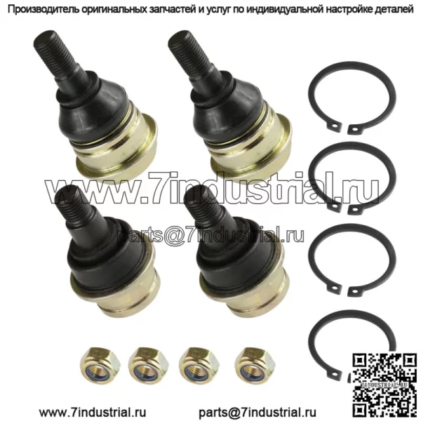 2 передних кулака нижний верхний шаровой шарнир для John Deere M Gator A3-T M-Gator A3