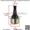 4 передних нижних верхних шаровых шарнира для John Deere XUV560E XUV590E XUV590M - Image 3