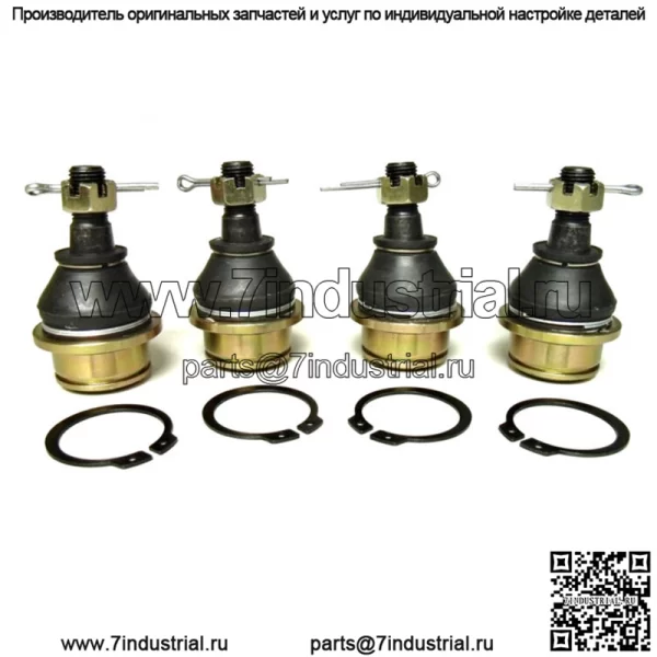 Комплект шаровых шарниров для квадроциклов и UTV Kawasaki 59266-1139, 92033-1262, 59266-0014 (Для: Kawasaki Mule PRODXT)