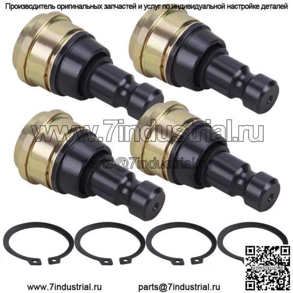 4 шт. шаровых шарниров для Polaris 7061220 RZR XP 900 570 Ranger 800 верхняя нижняя