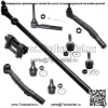 Комплект передней подвески 4WD из 9 предметов для Ford F-250 F-350 Super Duty 05-16 4 шаровых шарнира 2 внешние рулевые тяги 1 внешняя рулевая тяга на рычаге Pitman 1 регулировочная втулка 1 замена центральной тяги - Image 2