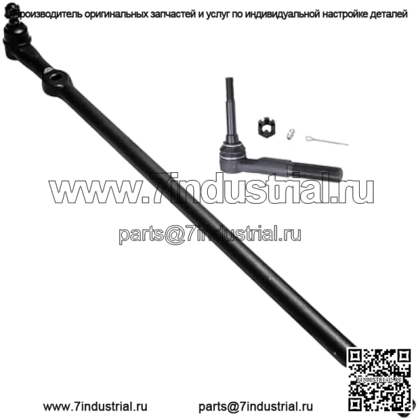 Комплект передней подвески 4WD из 9 предметов для Ford F-250 F-350 Super Duty 05-16 4 шаровых шарнира 2 внешние рулевые тяги 1 внешняя рулевая тяга на рычаге Pitman 1 регулировочная втулка 1 замена центральной тяги - Image 3