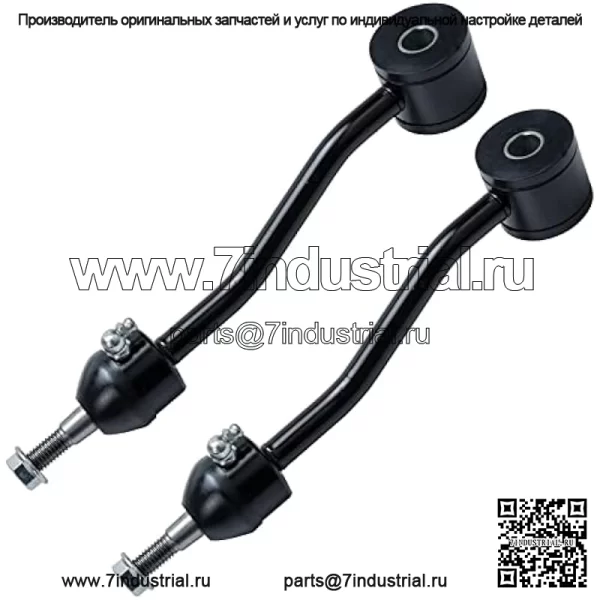 Комплект передней подвески из 11 предметов для Jeep Wrangler TJ 1997-2006 годов, 4 шаровых шарнира, 3 рулевые тяги, 2 стабилизатора поперечной устойчивости, 1 тяга, 1 гусеница, 1998, 1999, 2000, 2001, 2002, 2003, 2004, 2005, замена. - Image 4