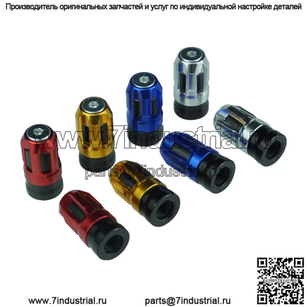 Аксессуары для мотоциклов, клапан для электромобилей, велосипедных шин, цветной колпачок клапана из алюминиевого сплава с ЧПУ, двухцветный - Image 5