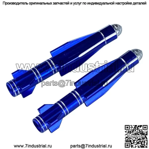 Модифицированные аксессуары для автомобиля, мотоцикла, электромобиля, индивидуальный ракетный клапан, шина, колпачок пулевого клапана из алюминиевого сплава - Image 4