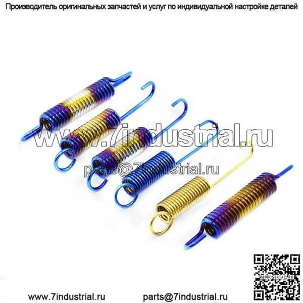 Аксессуары для мотоциклов, штатив, пружинный призрак, педаль для теленка, модифицированная универсальная пружина из нержавеющей стали 304, боковой кронштейн - Image 2