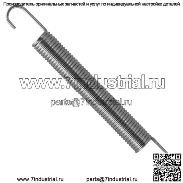 Пружина натяжного рычага деки для John Deere GX10120 НОВАЯ 112,4 мм - Image 3