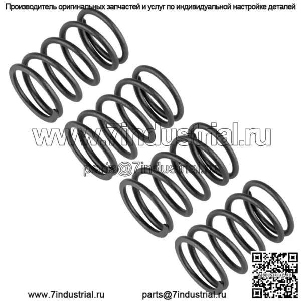 4 клапанные пружины для John Deere с двигателем Kawasaki FD620D