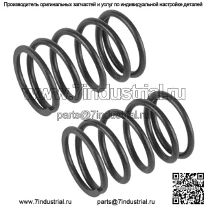 Пружина клапана двигателя для тракторов John Deere 425 445 455, газонных и садовых тракторов, 2 шт.