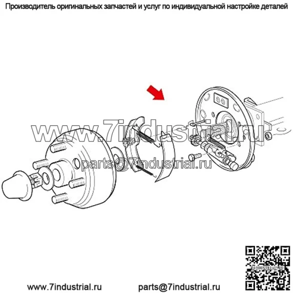 Тормозной узел для EZGO TXT PDS, Yamaha G14 G16 G19 G20 G21 G22 гольф-кара, со стороны водителя и со стороны пассажира, включая тормозные колодки, OEM# 70998-G01 70998-G02 - Image 2