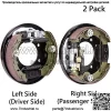 Тормозной узел для EZGO TXT PDS, Yamaha G14 G16 G19 G20 G21 G22 гольф-кара, со стороны водителя и со стороны пассажира, включая тормозные колодки, OEM# 70998-G01 70998-G02 - Image 3