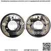 Тормозной узел для EZGO TXT PDS, Yamaha G14 G16 G19 G20 G21 G22 гольф-кара, со стороны водителя и со стороны пассажира, включая тормозные колодки, OEM# 70998-G01 70998-G02 - Image 4