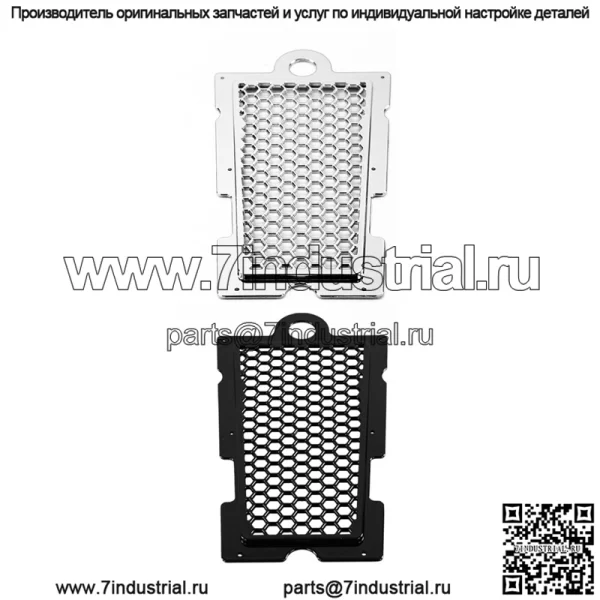 Оптовая продажа аксессуаров для модификации мотоциклов, охлаждающая сетка, защитная сетка для резервуара для воды, подходит для Harley Softail 883
