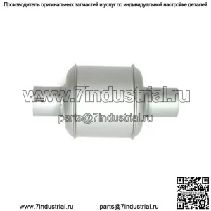 71117541 Глушитель для комбайна ABR Diesel, длина 12 дюймов, внешний диаметр 2,5 дюйма, внутренний диаметр 2 3/8 дюйма