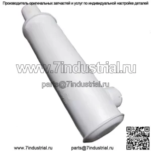 71147567 Глушитель комбайна Gleaner F F2 K Gas, длина 19 дюймов, внутренний диаметр 2,5 дюйма, наружный диаметр 2 3/8 дюйма