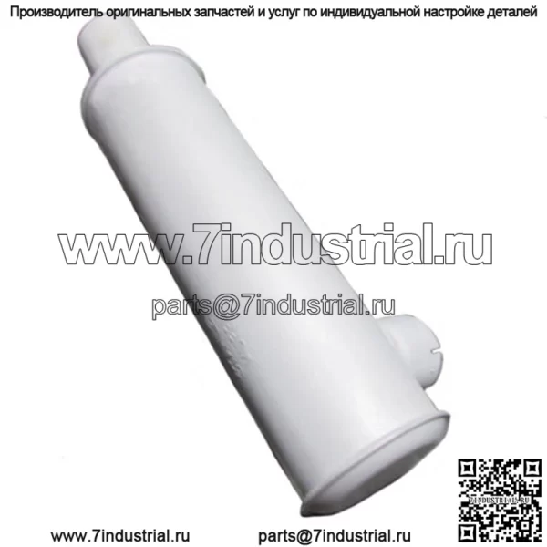 71147567 Глушитель комбайна Gleaner F F2 K Gas, длина 19 дюймов, внутренний диаметр 2,5 дюйма, наружный диаметр 2 3/8 дюйма