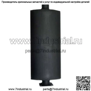 AR20449 Овальный глушитель длиной 22,75 дюйма, внешним диаметром 2,25 дюйма Подходит для тракторов John Deere 50 520 530