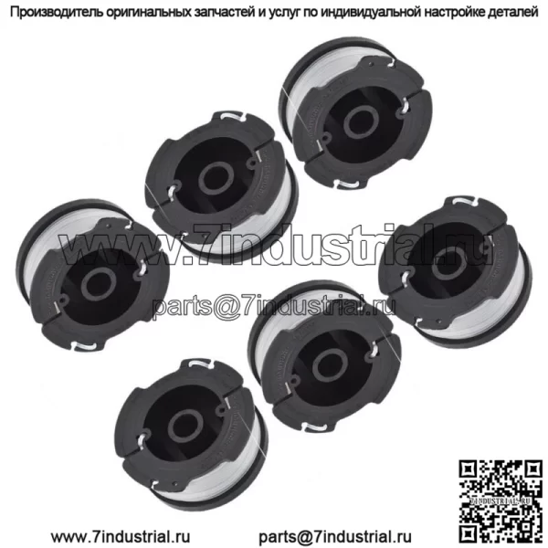 6 катушек лески для Black & Decker NST1118 NST2118 LST220 LST300 LST400 30 футов - Image 2
