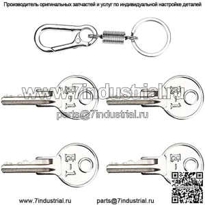 Набор из 4 ключей зажигания для газовых и электрических гольф-каров EZGO, 1976 г.в., заменяет OEM 17063-G1
