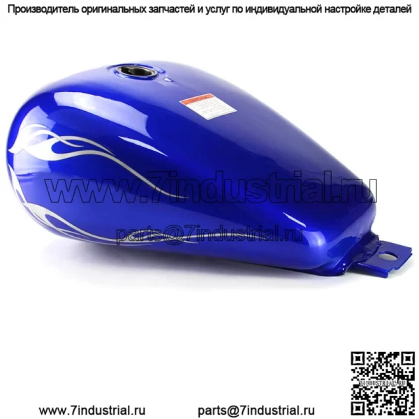 Синий мотоцикл 3,4 галлона топливного бензобака для Honda CMX250 CMX 250 Rebel 85-2016