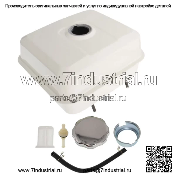 Для Honda GX340 11HP GX390 13HP Топливный бак Хромированная крышка бензобака Топливный фильтр 6,4 л - Image 2