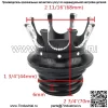 Подходит для Harley 883 XL1200 48 72 soft Tail Fat Boy Dana Crown, крышка топливного бака, модификация с ЧПУ - Image 5