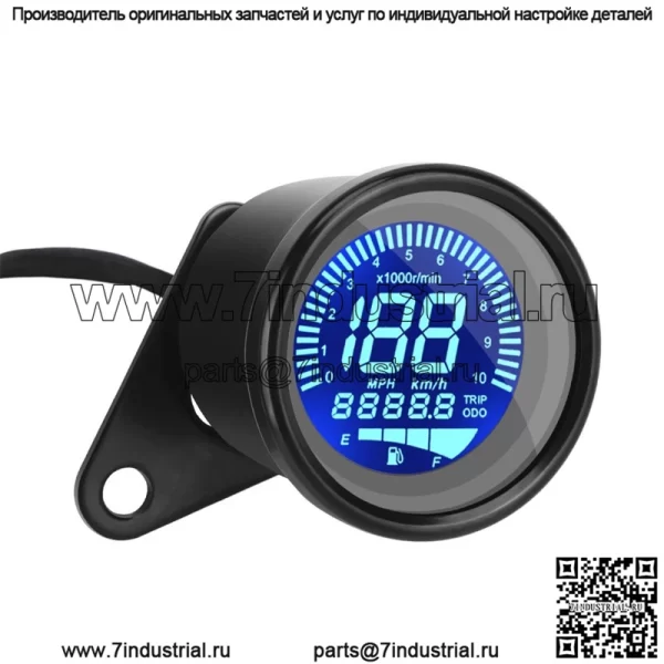 Инструмент для мотоцикла, ретро-модифицированный прибор, одометр, измеритель скорости, объем масла, встроенный светодиодный жидкокристаллический дисплей, прибор в сборе
