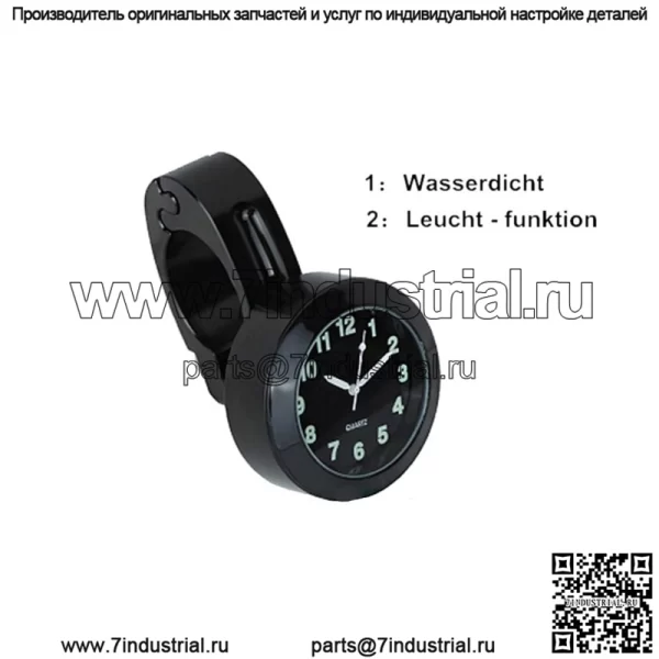 Часы Harley с модифицированной ручкой для мотоцикла, часы с модифицированной пряжкой из алюминиевого сплава для мотоцикла, модели горячей продажи на Ebay - Image 2