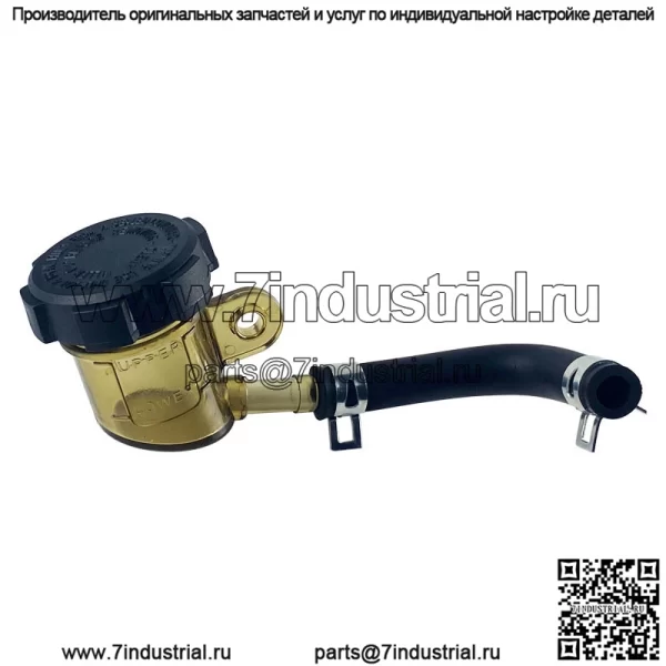 Модифицированные аксессуары для гонок на мотоциклах, прозрачная косая насадка, масляная чашка с зажимом масляной трубы, прямой насос push-up, тормозной насос, масляная чашка - Image 2
