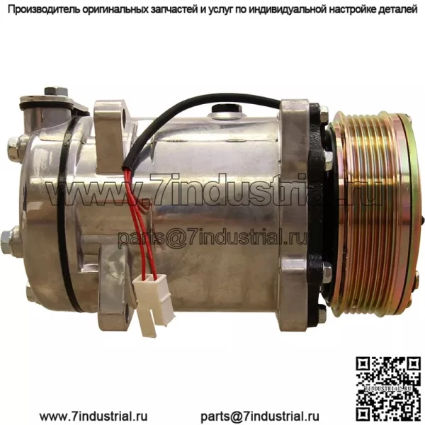 F0NN19D629AA Компрессор Sanden SD510 Style для тракторов Ford/New Holland 5640 ++ - Image 2