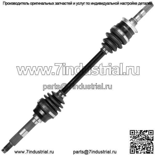 Передний правый полный мост ШРУС для Kawasaki Mule 2510 KAF620A 4X4 2000 г. - Image 5