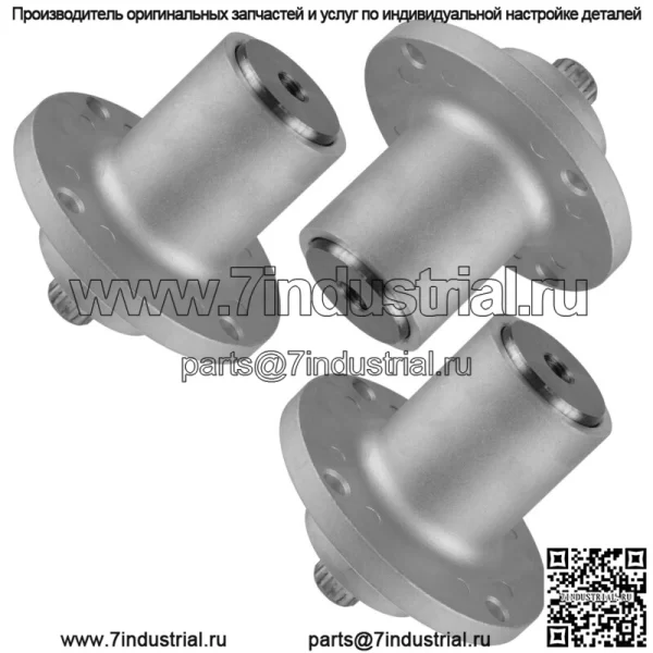 Узел с 3 шпинделями подходит для деки Hustler Raptor SD SDX 36, 42, 48, 54, 60 дюймов 601804 - Image 3