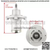 3 шпинделя в сборе со шкивом подходят для Husqvarna MZT61 MZ61 MZ6125 MZ6128 - Image 2