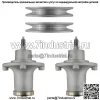 3 шпинделя в сборе со шкивом подходят для Husqvarna MZT61 MZ61 MZ6125 MZ6128 - Image 5