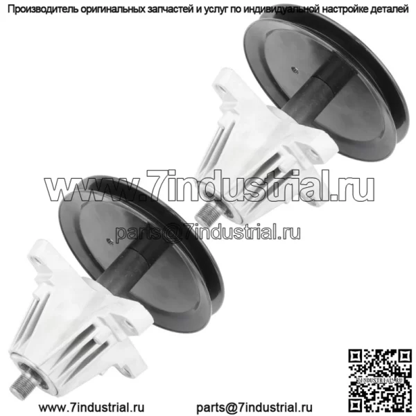 2 шпинделя в сборе для Cub Cadet Ltx1042 Ltx1045 Ltx1046 Z-Force S46 с декой 46 дюймов - Image 3