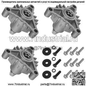 3X шпиндель в сборе для Husqvarna 532143651 143651 532137152 46 "50" деки Mandr