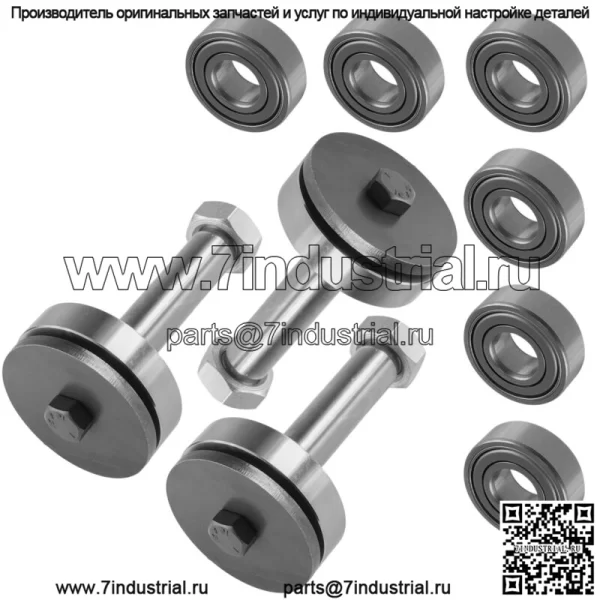3 вала шпинделя и подшипники для деки John Deere 185 46 дюймов, НОВАЯ - Image 4